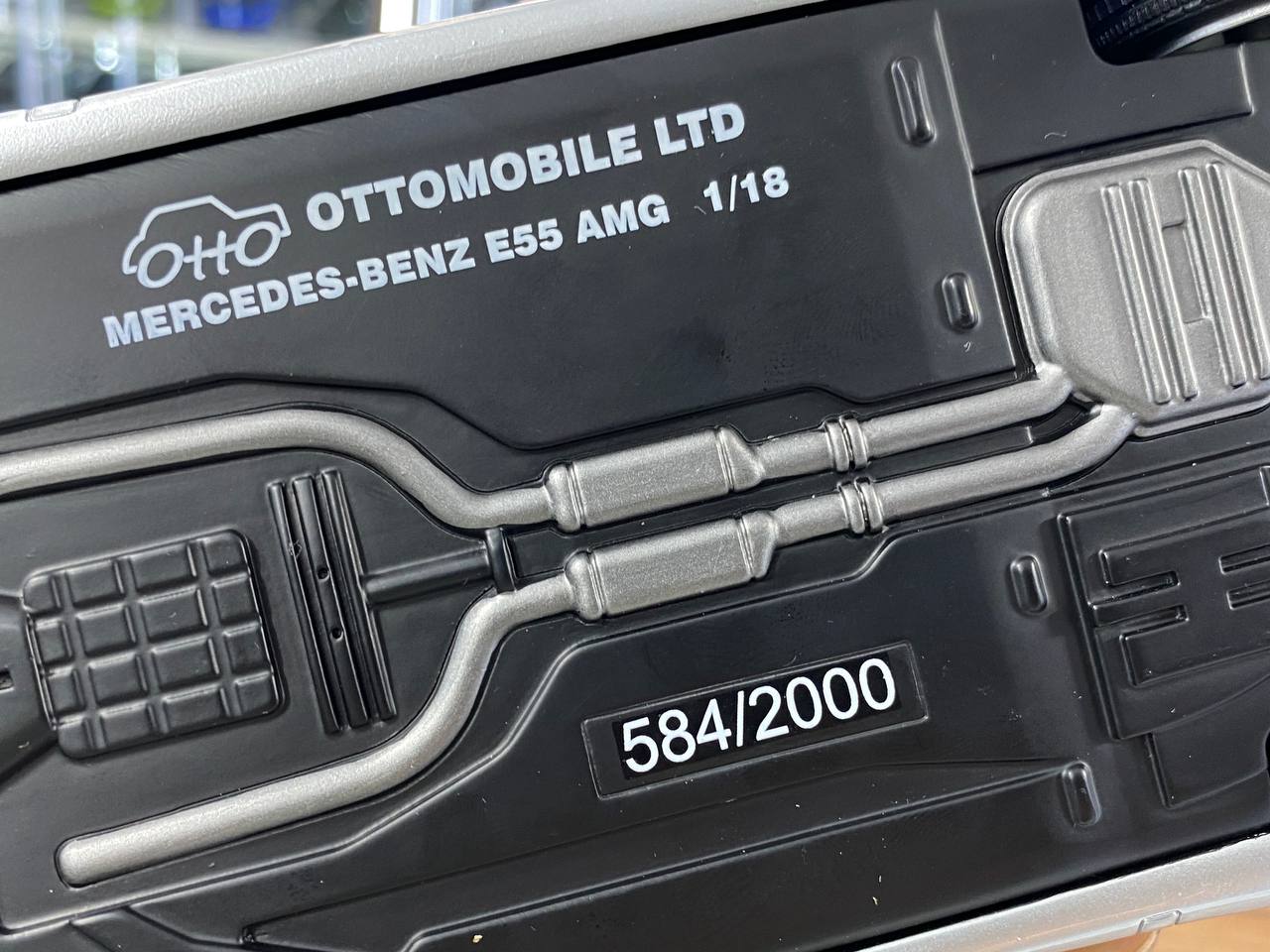 1/18 Resin Mercedes Benz E55 AMG Silver by Otto Mobile