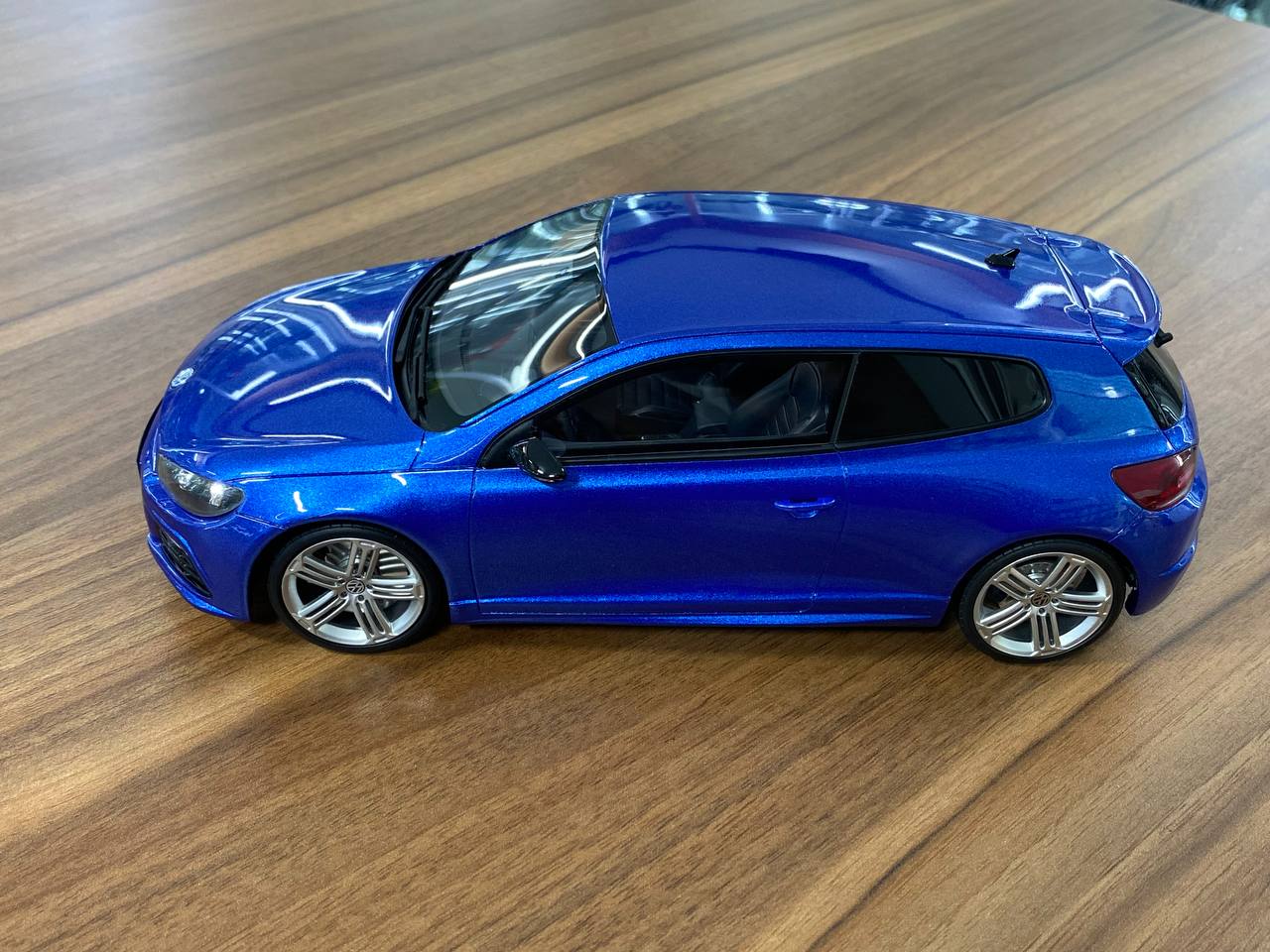 1/18 Resin Volkswagen Scirocco R Otto Blue Model Car