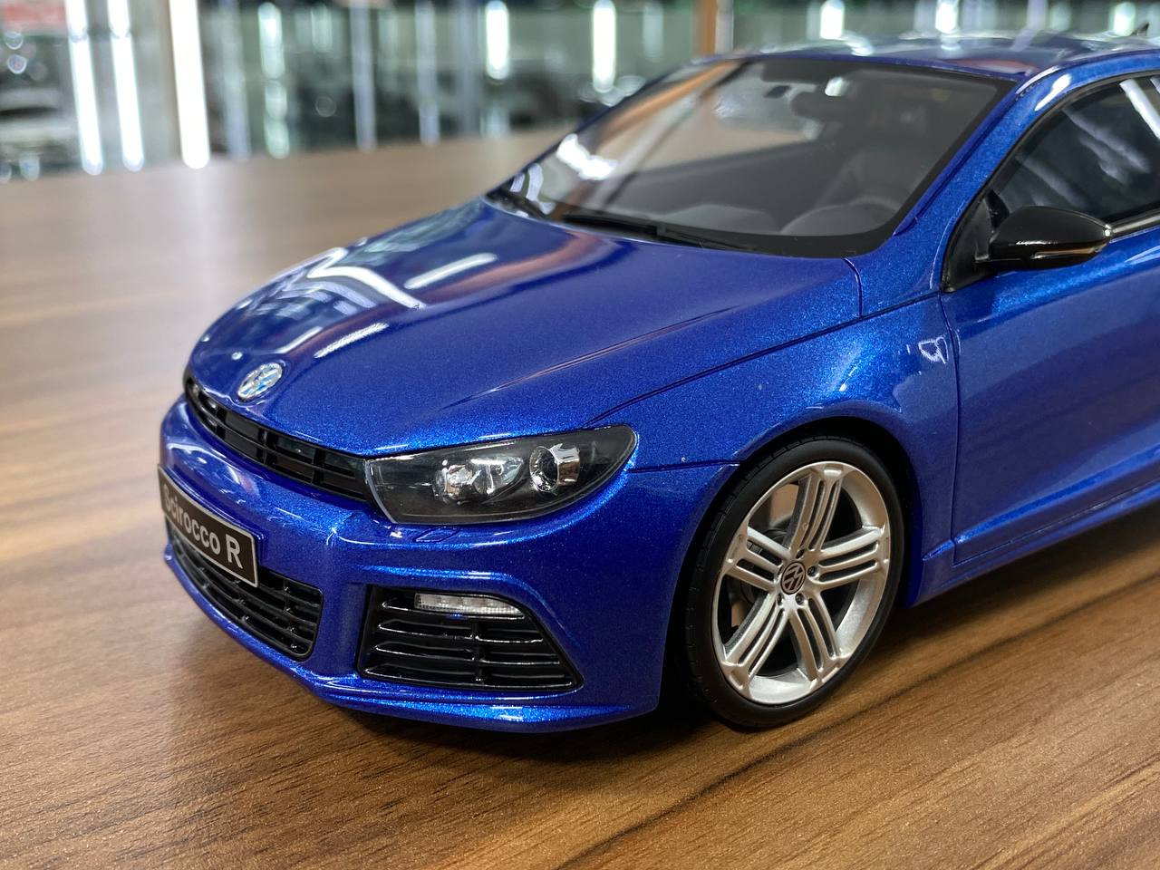 1/18 Resin Volkswagen Scirocco R Otto Blue Model Car