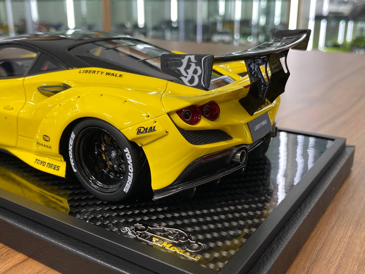 1/18 Resin – Ferrari F8 GT LB-Works Giallo Tristrato Decal by VIP Model