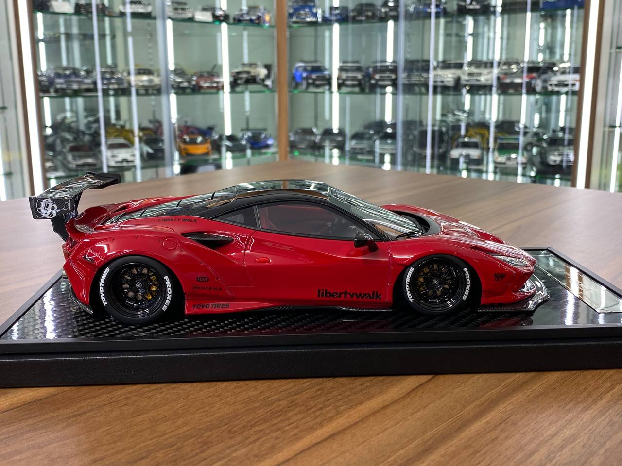 1/18 Resin Model – Ferrari F8 GT LB-Works Rosso Corsa Decal by VIP Model
