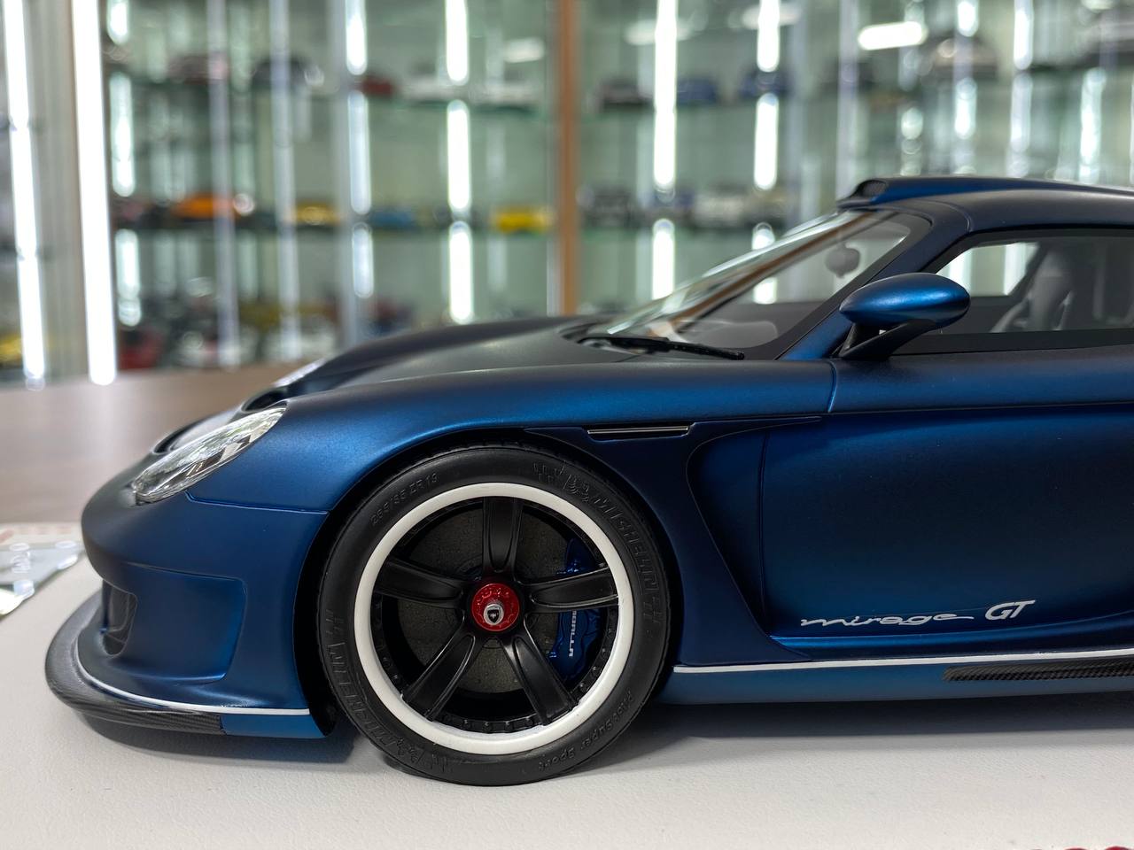 Exclusive IVY Models Gemballa MIRAGE GT Resin Model - Matte Blue | Limited Edition!
