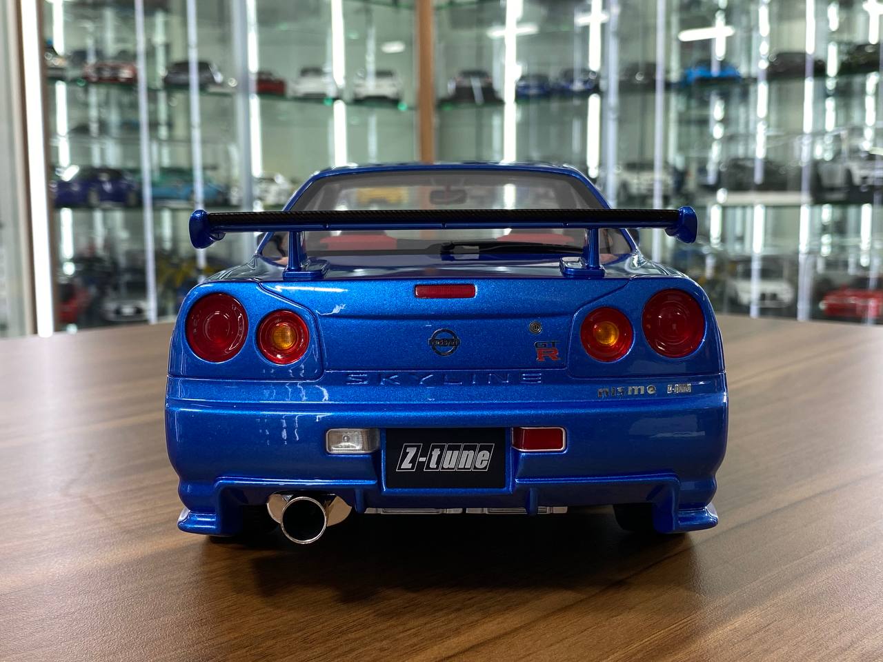 1/12 Resin Model OttO Nissan Skyline GT-R R34 Nismo Z-Tune 2005 – Blue