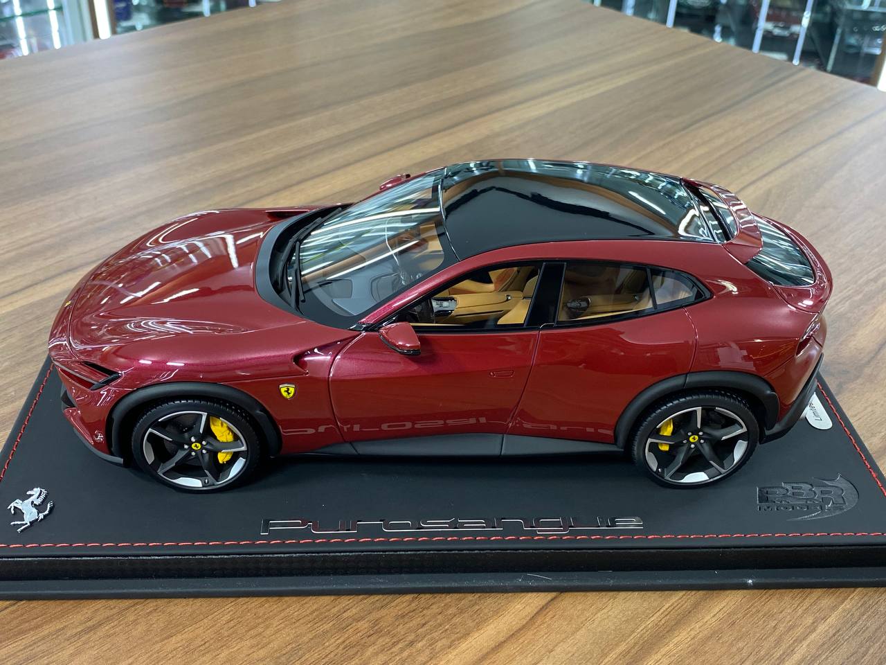 1/18 Resin BBR Models Ferrari Purosangue Rosso Mugello Metallic Ltd.Edn.