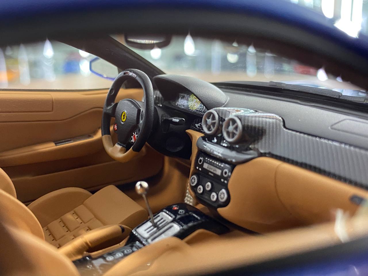 1/18 Resin BBR Models Ferrari 599 GTB Cambio Manuale Blu Mirabeau Ltd.Edn. 72 pcs