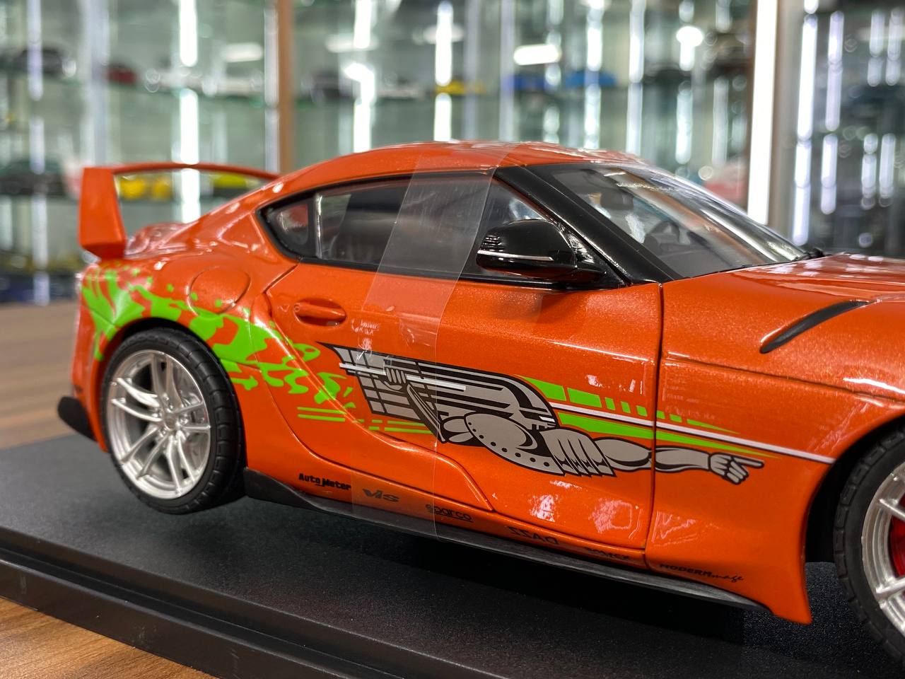 1/18 Diecast doors opening Solido Toyota Supra GR Tribute 2024 Color - Orange