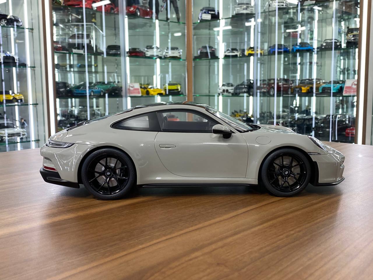 1/12 Resin Porsche 911 (992) GT3 Touring – Grey | GT Spirit | Limited Edition