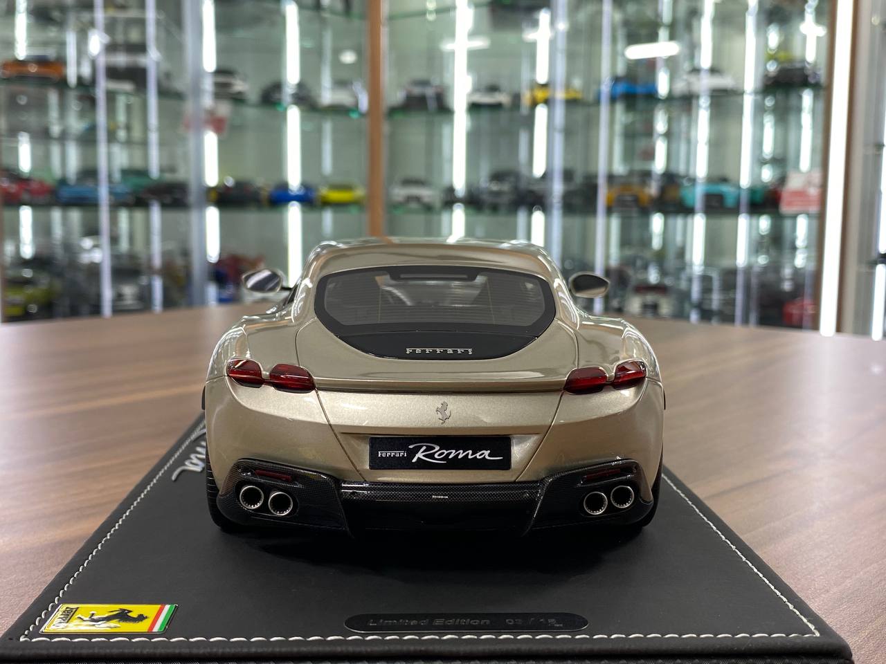 1/18 Resin – BBR Models Ferrari Roma Grigio Ingrid Limited Edition: 18 pcs
