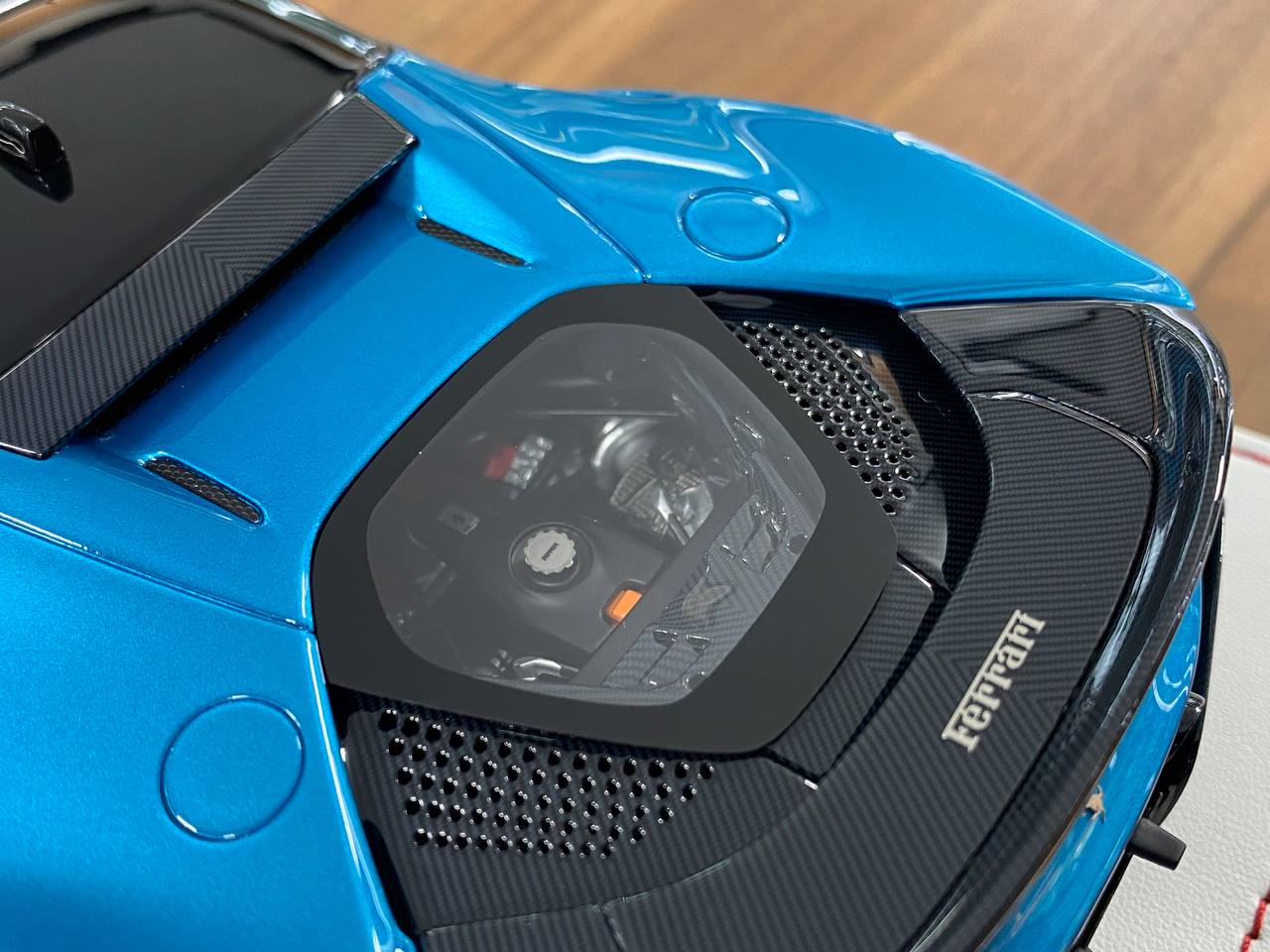 1/18 Resin Ferrari SF90 Stradale Novitec – Metallic Blue | Davis & Giovanni