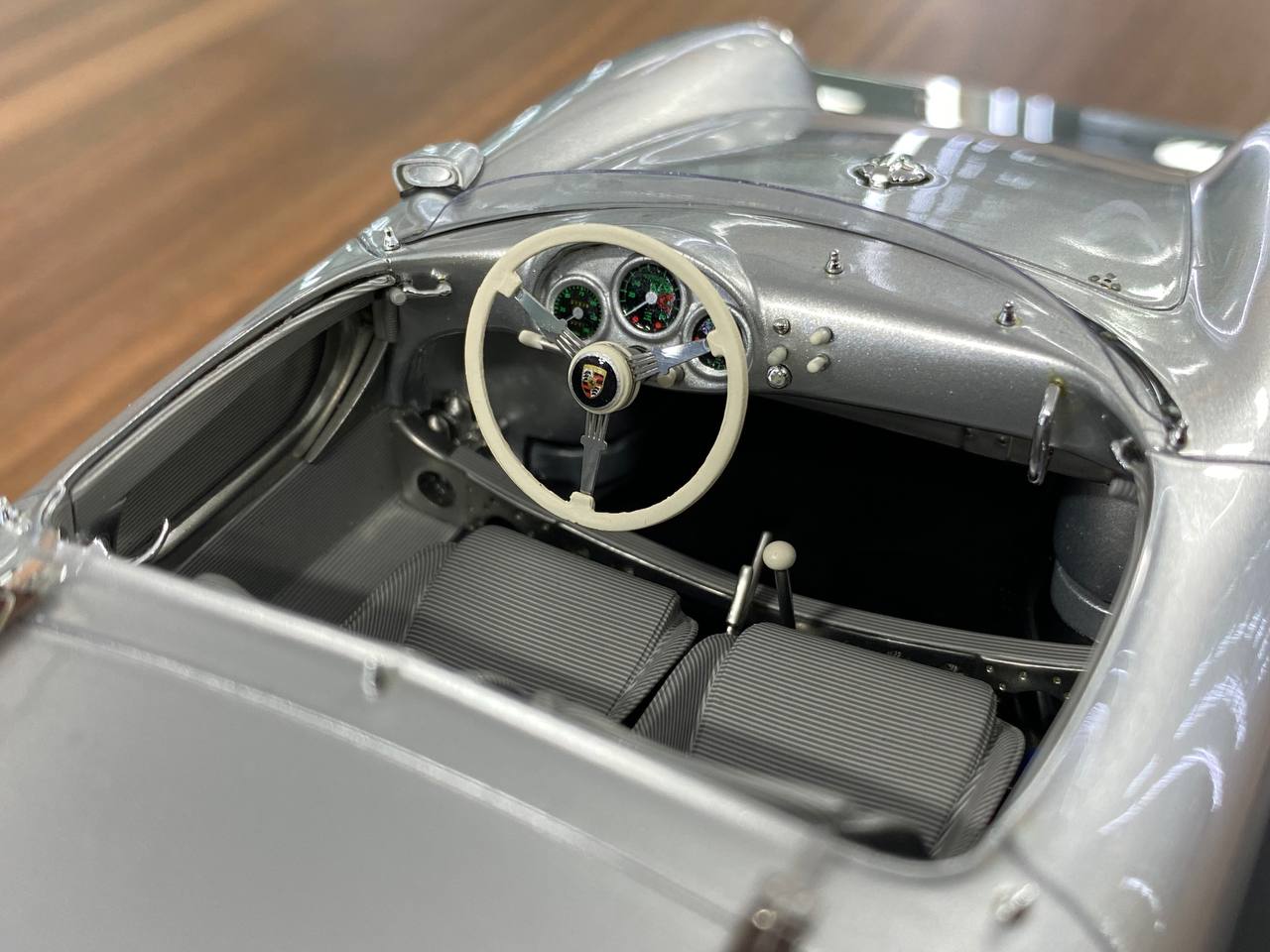 1/18 Amalgam Porsche 550 Spyder 1955 Silver | Limited Edition Model Car