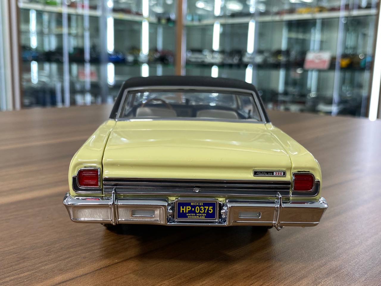 ExactDetail Replicas Chevrolet Z16 Malibu SS 396 Turbo Jet 1965 - 1/18 Diecast, Crocus Yellow