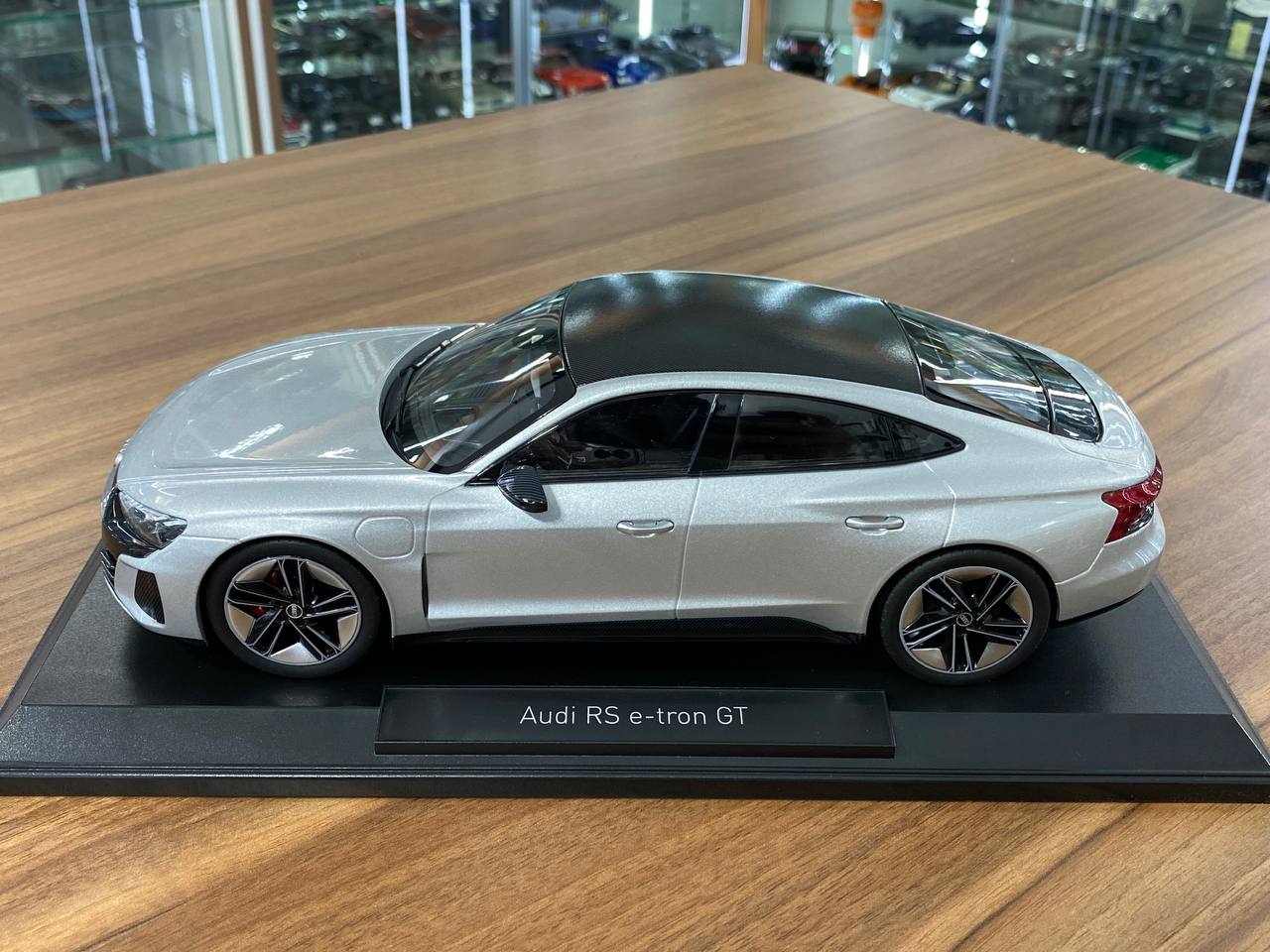 1/18 Diecast Audi RS E-tron GT Silver Norev Scale Model Car