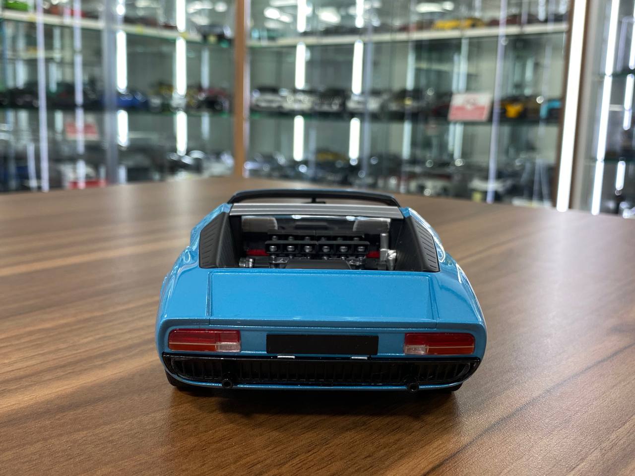 1/18 Resin Lamborghini Miura Roadster Blue GT Spirit Scale Model Car