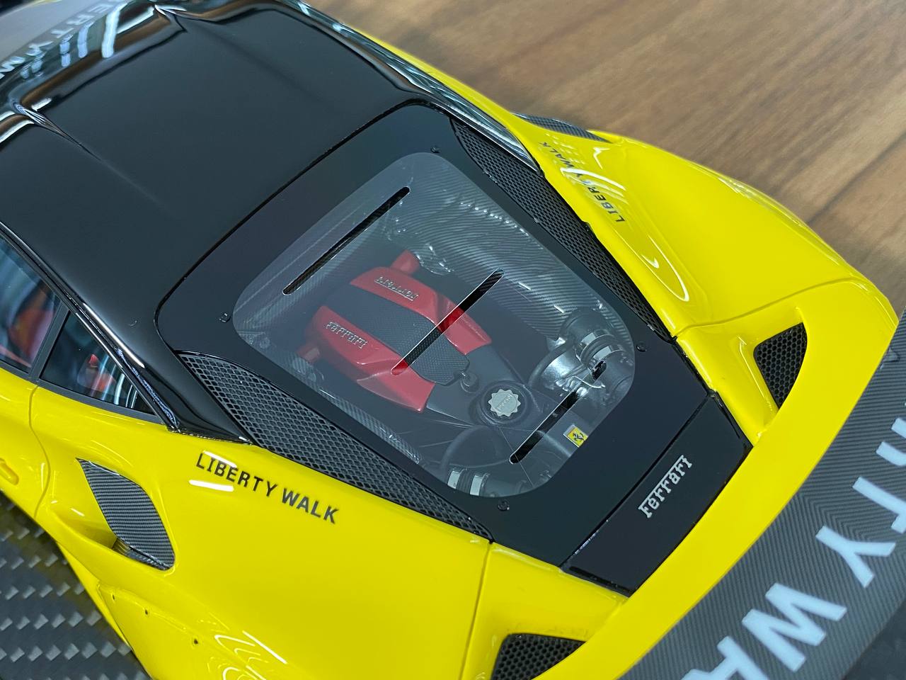 1/18 Resin – Ferrari F8 GT LB-Works Giallo Tristrato Decal by VIP Model