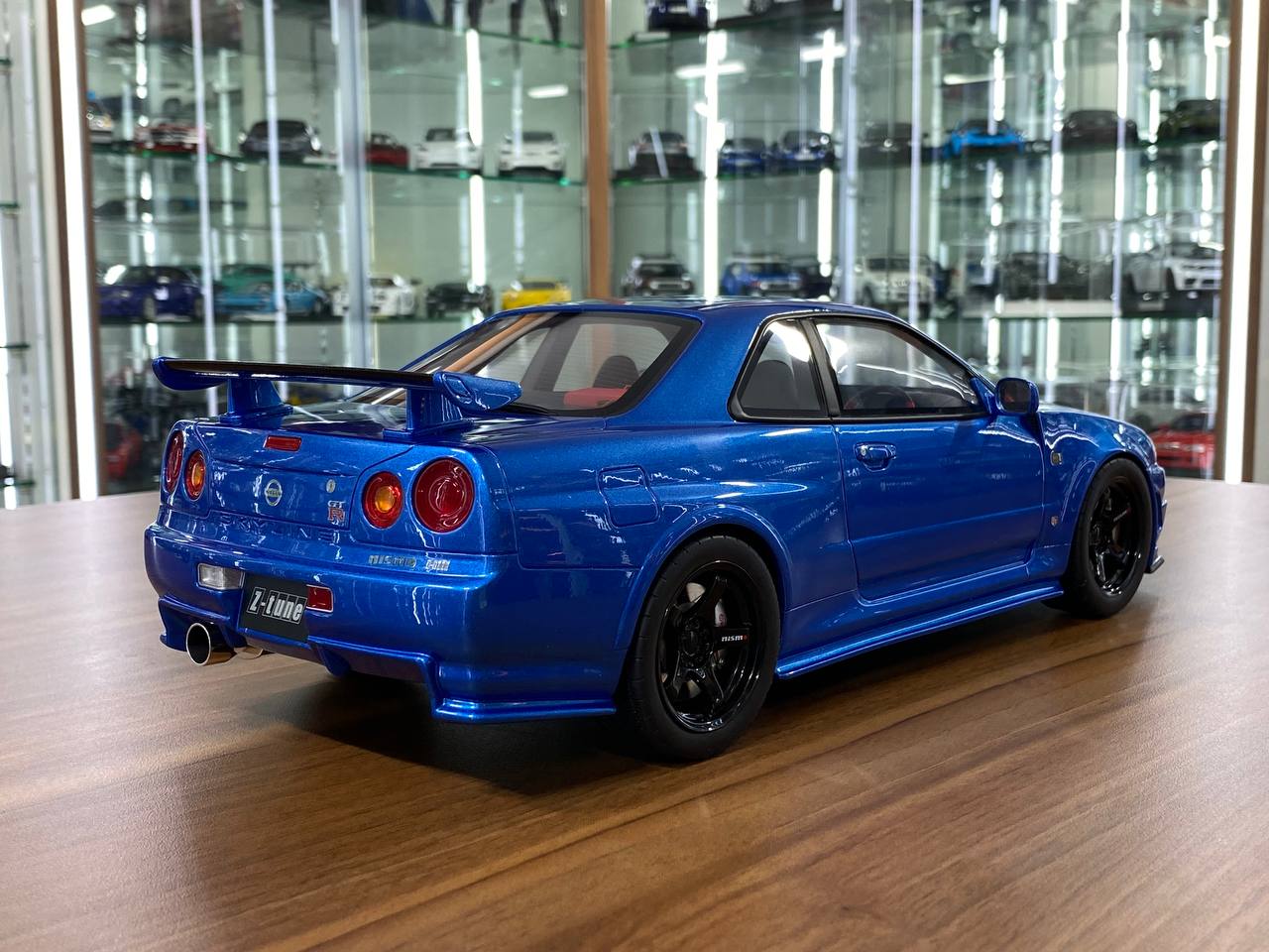1/12 Resin Model OttO Nissan Skyline GT-R R34 Nismo Z-Tune 2005 – Blue