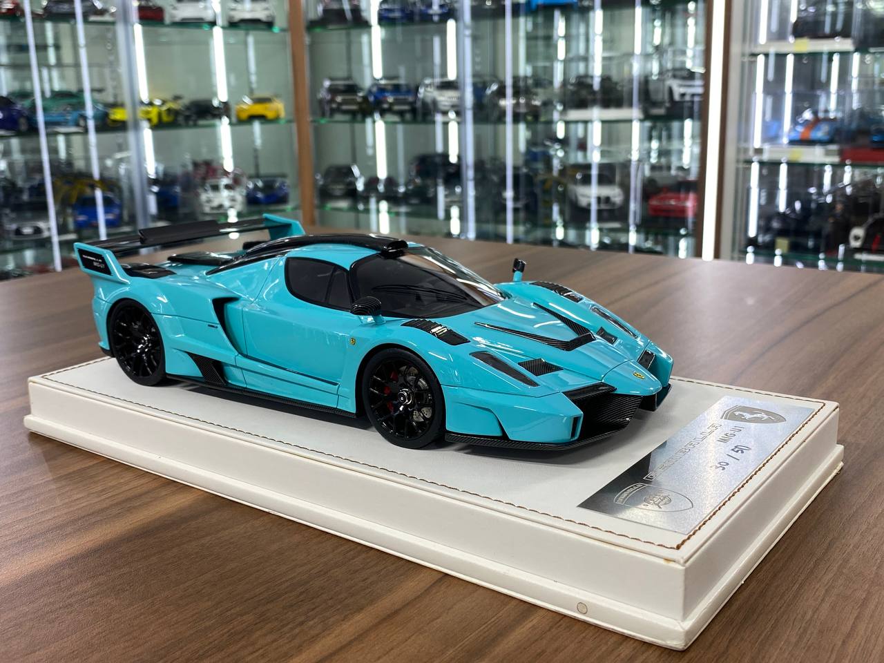 1:18 Resin  – Timothy & Pierre Gemballa MIG-U1 (Ferrari Enzo) Tiffany Blue Limited 50 pcs