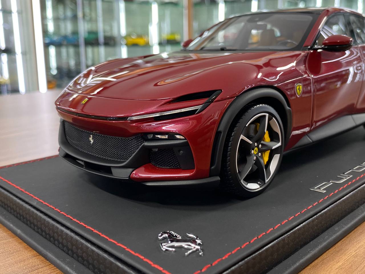 1/18 Resin BBR Models Ferrari Purosangue Rosso Mugello Metallic Ltd.Edn.