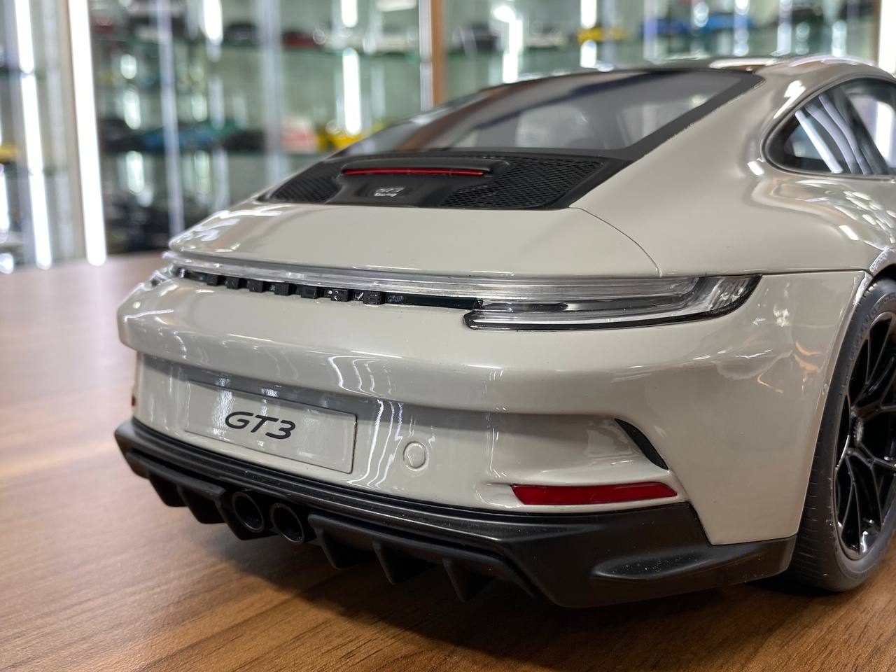 1/12 Resin Porsche 911 (992) GT3 Touring – Grey | GT Spirit | Limited Edition