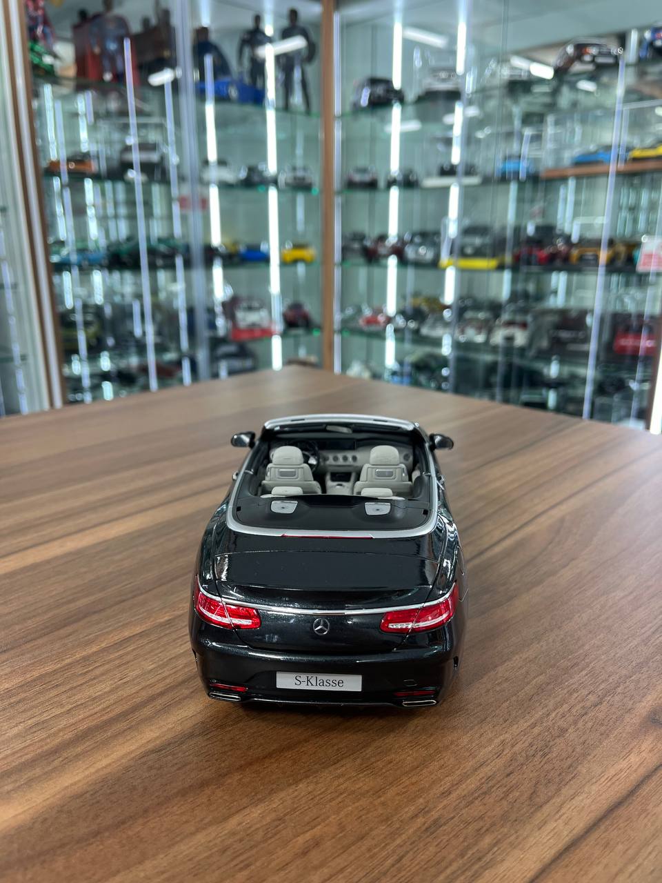 1:18 Diecast Norev Mercedes-Benz S-Class Coupé Convertible | Metallic Grey | Full Opening