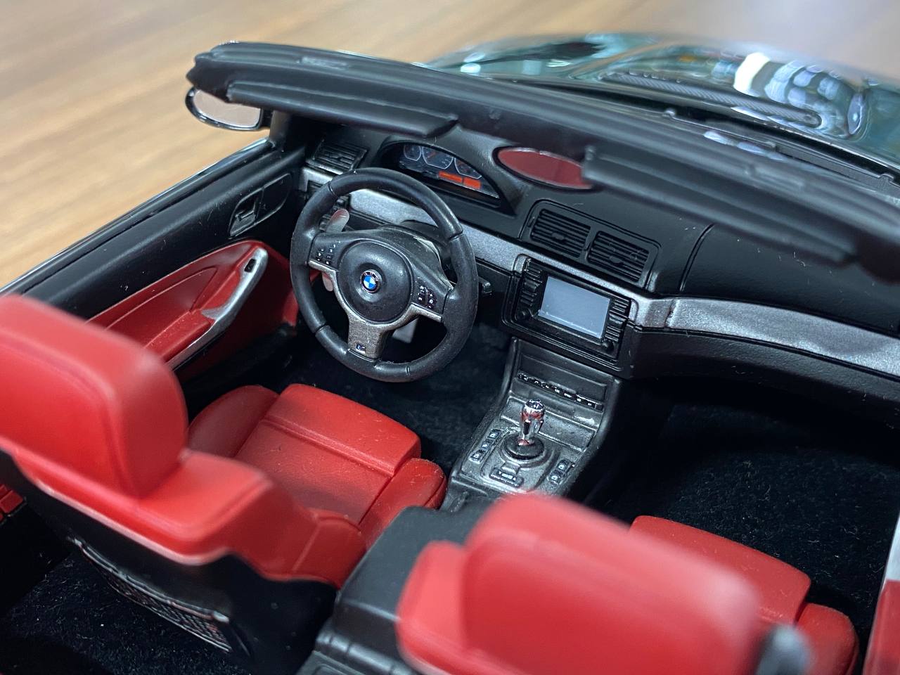 1/18 BMW M3 E46 Cabriolet Black Model Car by Otto
