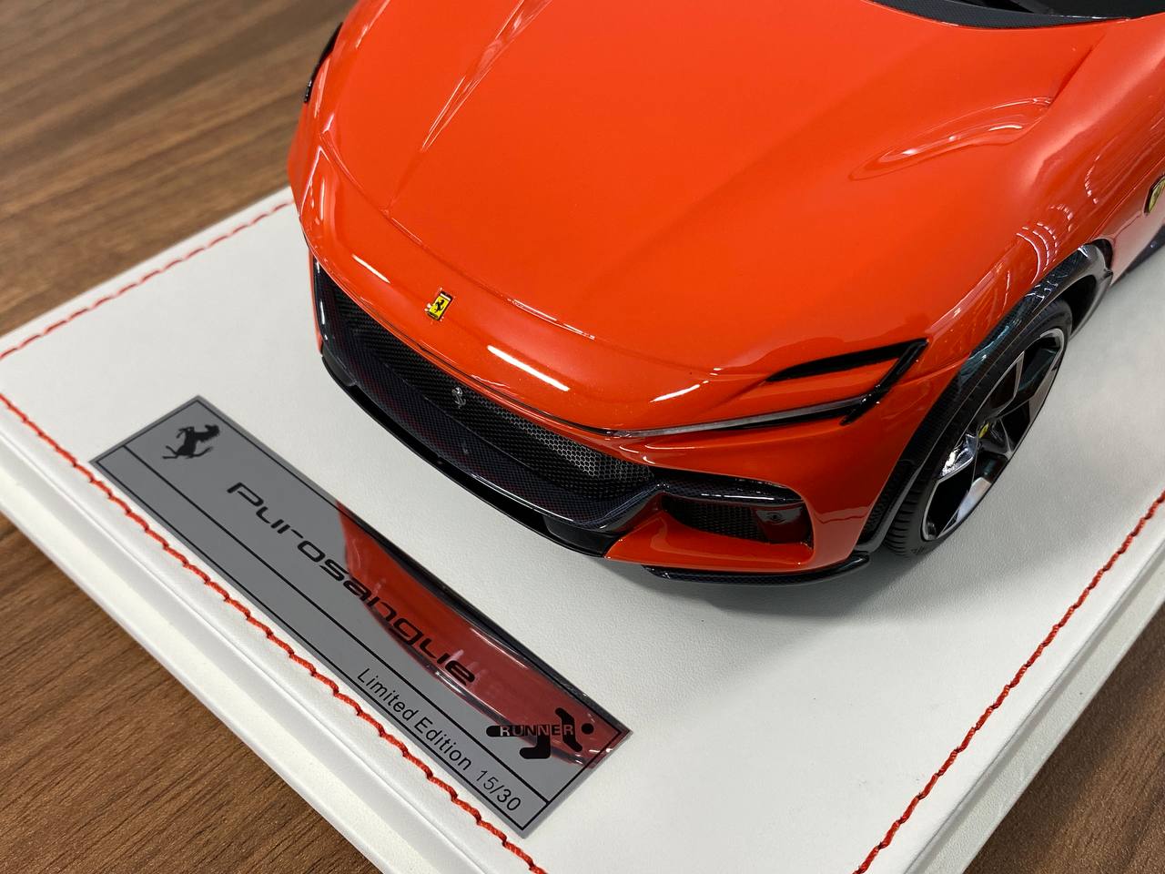 1/18 Resin Ferrari Purosangue by Runner in Orange / Black interior Limited 30 pcs