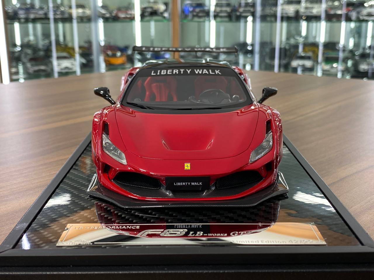 1/18 Resin Model – Ferrari F8 GT LB-Works Rosso Corsa Decal by VIP Model