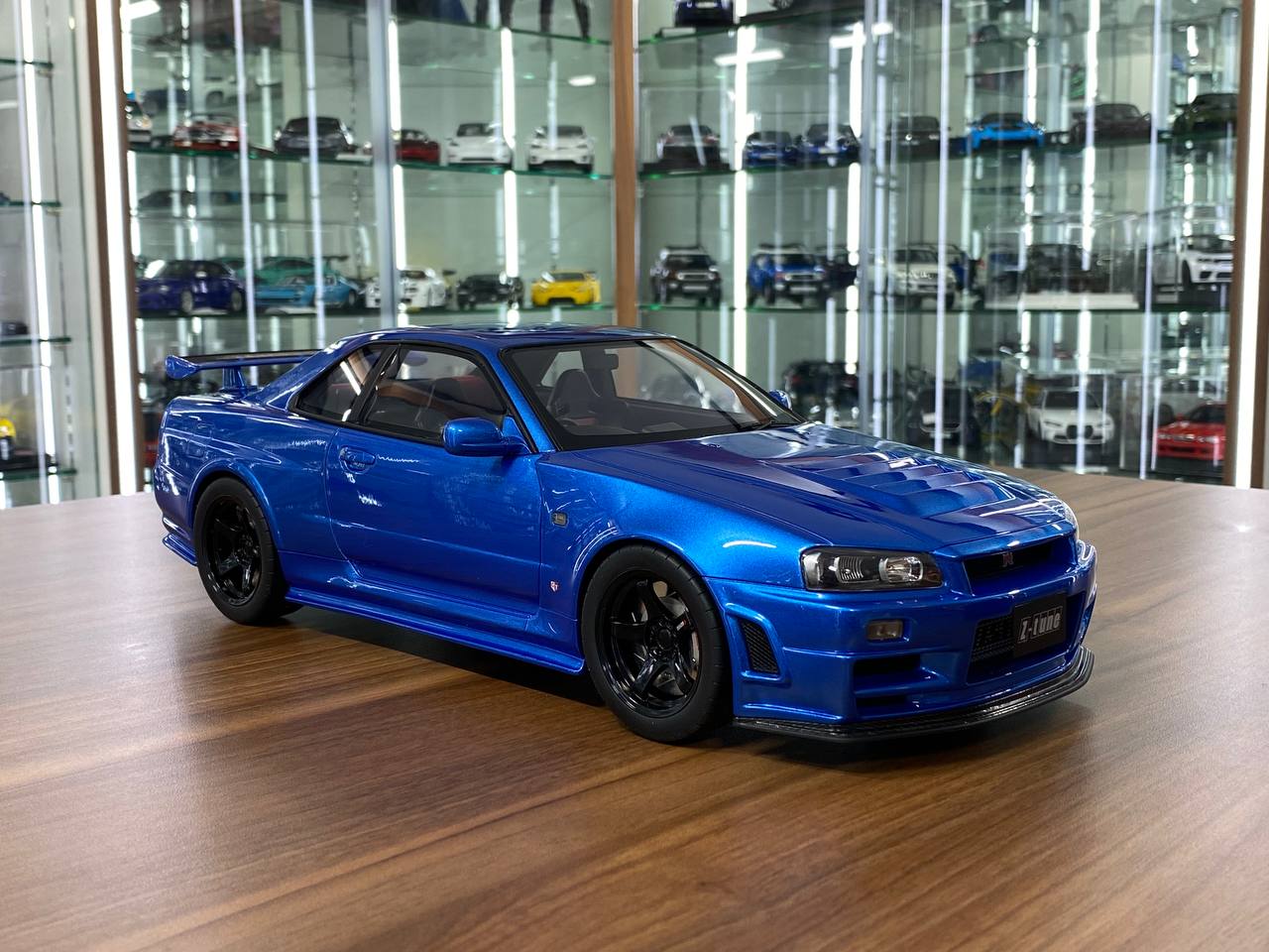 1/12 Resin Model OttO Nissan Skyline GT-R R34 Nismo Z-Tune 2005 – Blue