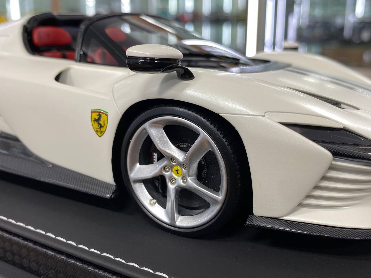 1/18 Resin BBR Models Ferrari Daytona SP3 Bianco Italia Matt Limited Edn.360 pcs