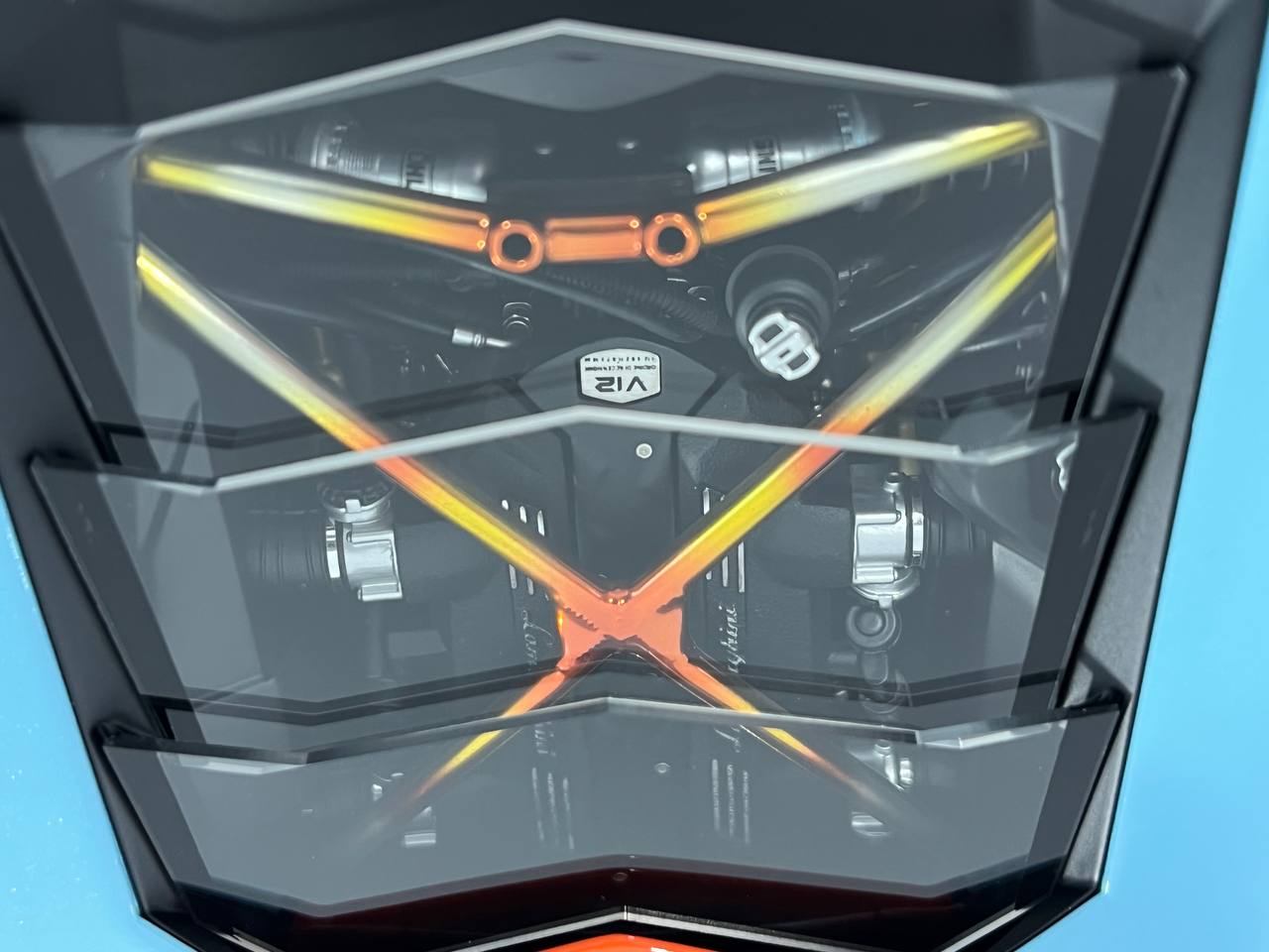 🚀 Davis & Giovanni 1:12 Lamborghini Aventador 2.0 LB★WORKS – Gulf | Resin | 1 of 10