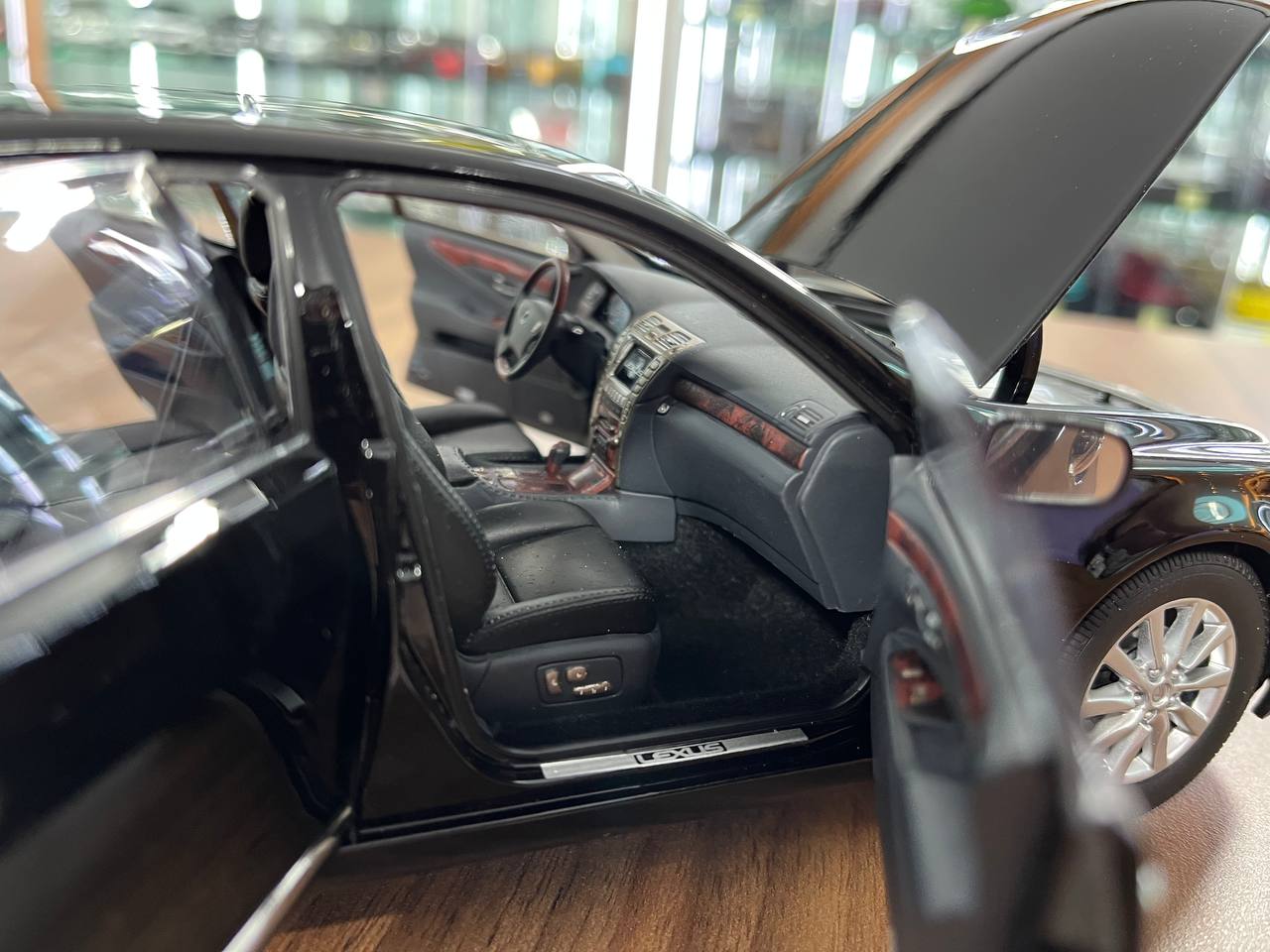 1/18 Norev Lexus LS 460 – Black | Full Opening Diecast Model Car
