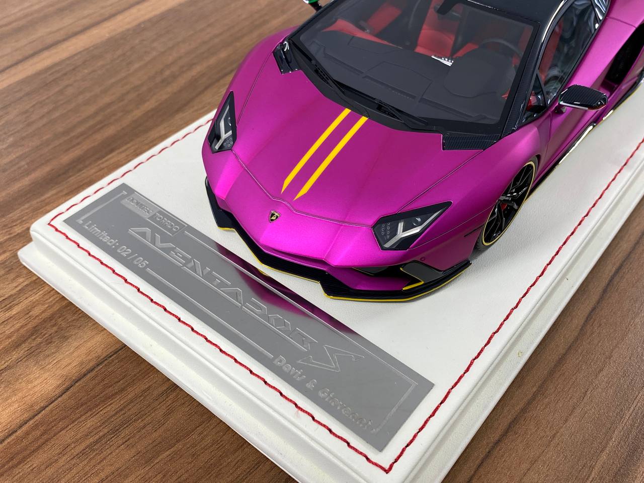 1/18 Davis & Giovanni Lamborghini Aventador S Matt Purple | Resin | Limited 5 pcs