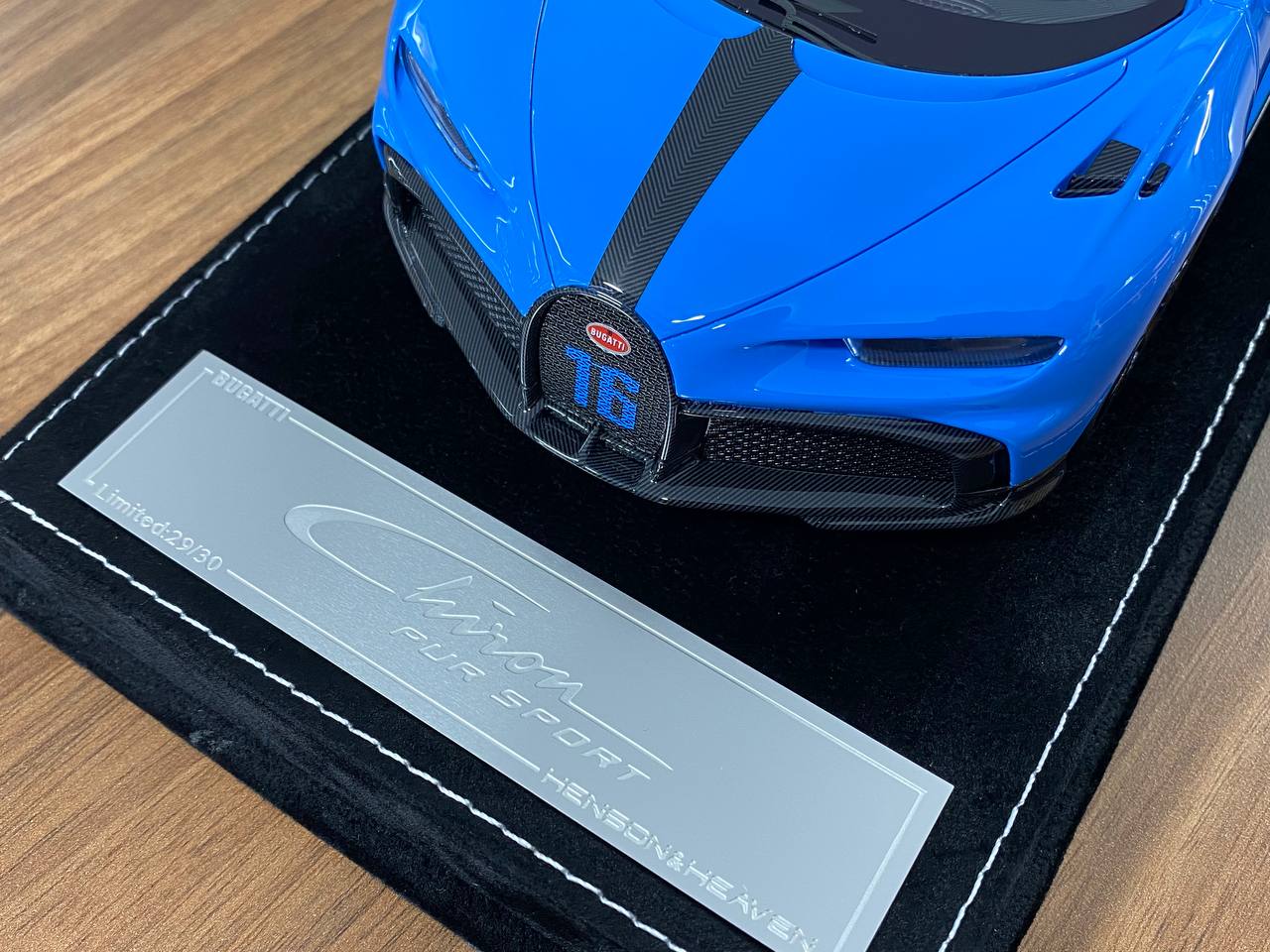 ★ 1:18 H&H Bugatti Chiron Pur Sport – Presentation Blue – Limited Edition of 30