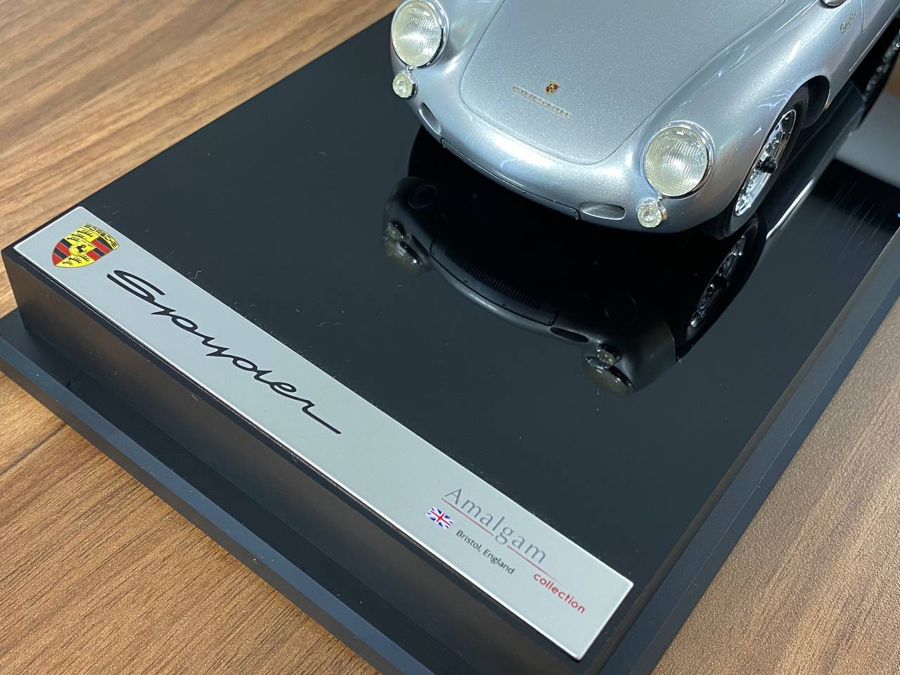 1/18 Amalgam Porsche 550 Spyder 1955 Silver | Limited Edition Model Car