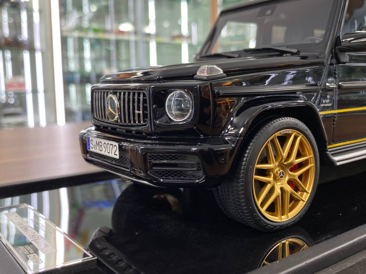 1/18 Bitcoin Mercedes-Benz AMG G-63 Black Model car by MotorHelix