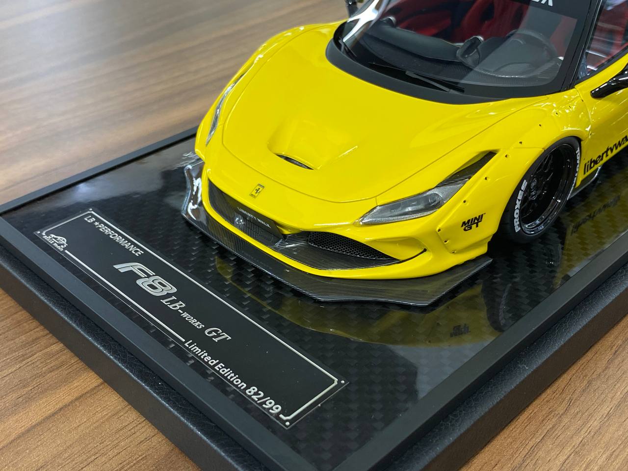 1/18 Resin – Ferrari F8 GT LB-Works Giallo Tristrato Decal by VIP Model