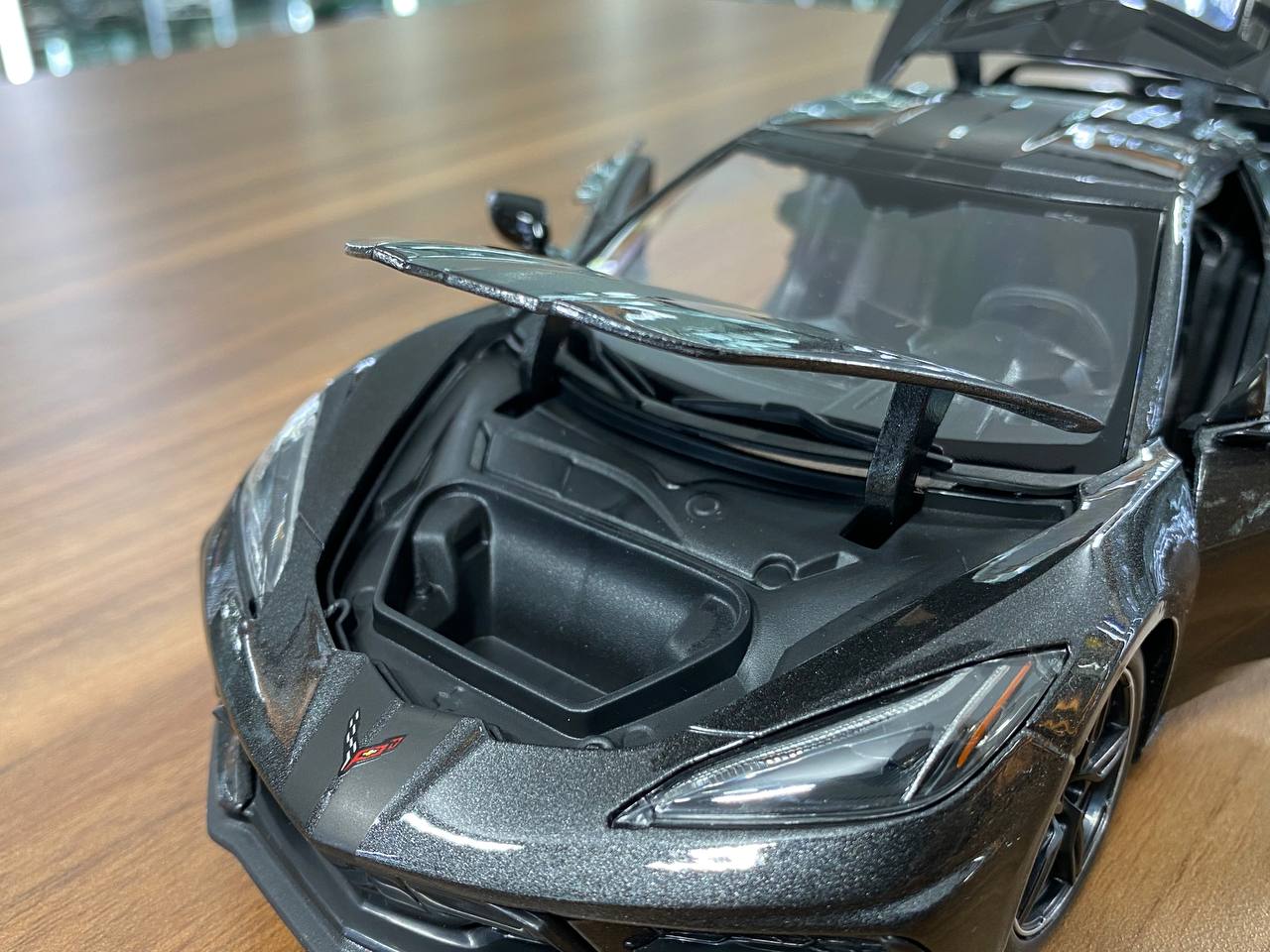 1/18 Diecast Maisto Chevrolet Corvette Stingray Coupe 2020 Grey