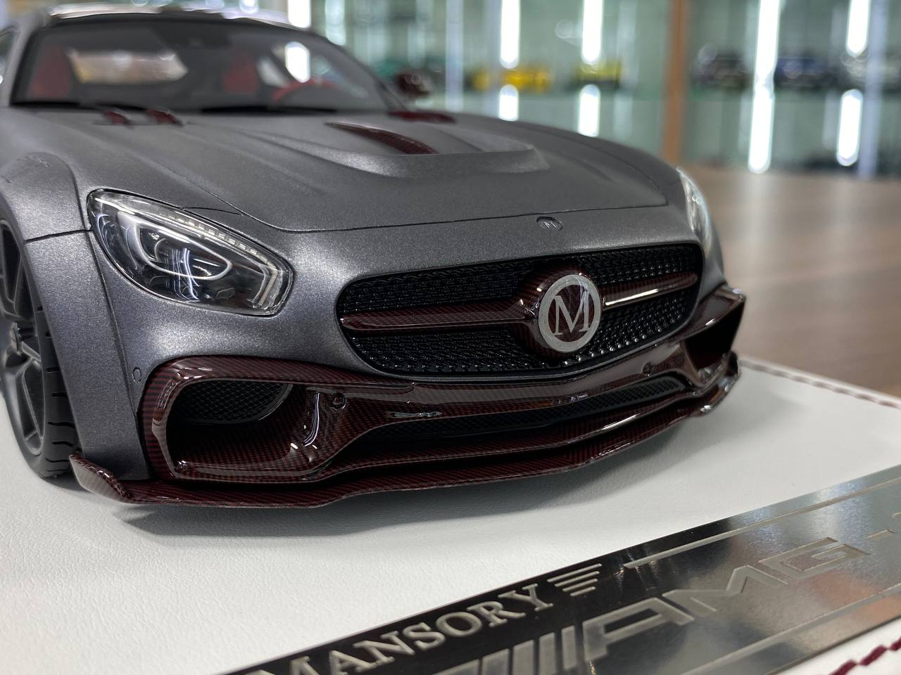 1:18 Resin Model – Davis & Giovanni Mercedes-Benz AMG GT Mansory – Matt Metallic Grey – Limited 30 pcs