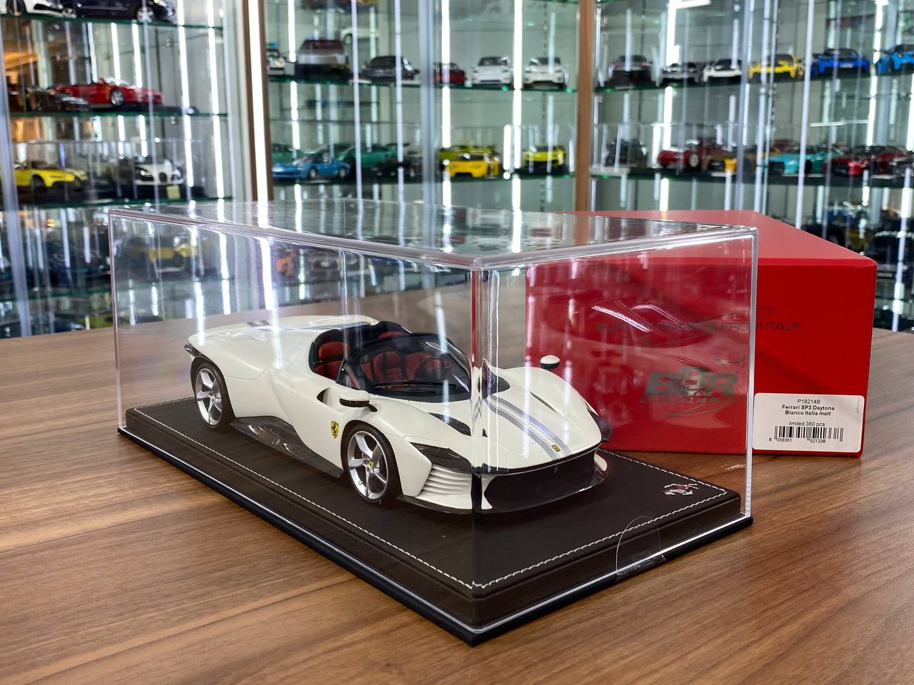1/18 Resin BBR Models Ferrari Daytona SP3 Bianco Italia Matt Limited Edn.360 pcs