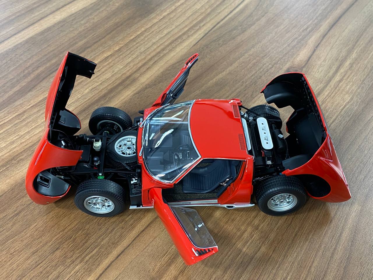 1/18 Diecast Lamborghini Miura SV – Red | AUTOart | Full Opening