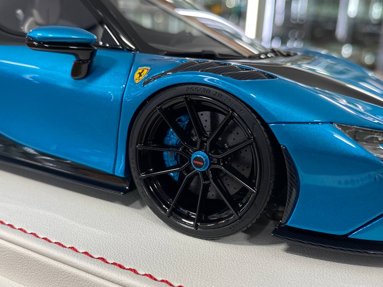 1/18 Resin Ferrari SF90 Stradale Novitec – Metallic Blue | Davis & Giovanni