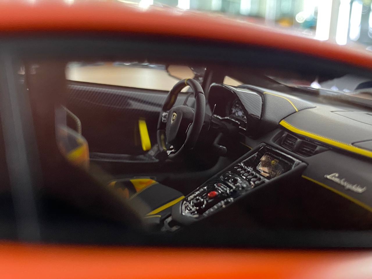 1/18 Resin Davis & Giovanni Lamborghini AVENTADOR SVJ LB Performance Matt orange, Zero Zen Limited- 1 of 8pcs
