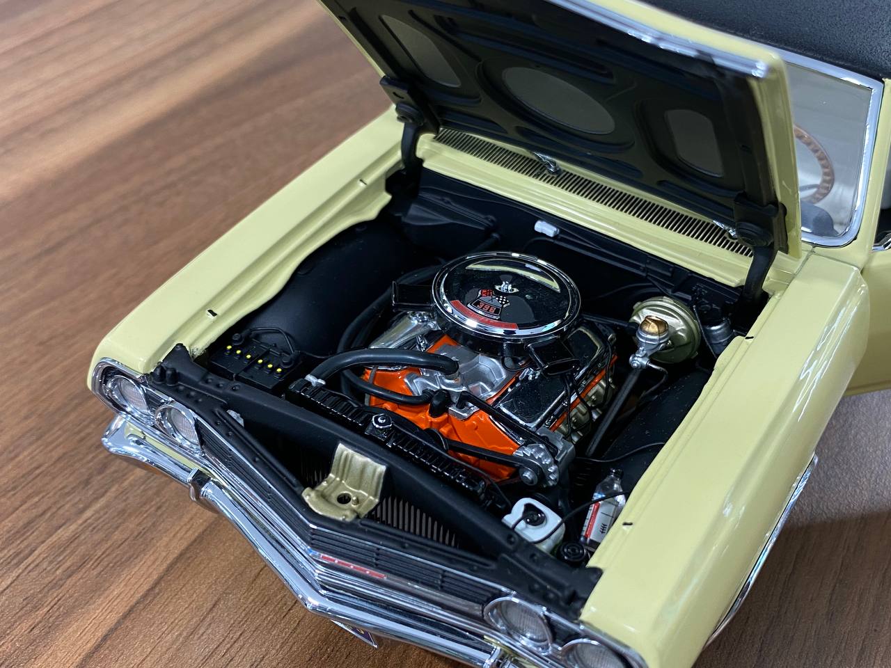 ExactDetail Replicas Chevrolet Z16 Malibu SS 396 Turbo Jet 1965 - 1/18 Diecast, Crocus Yellow
