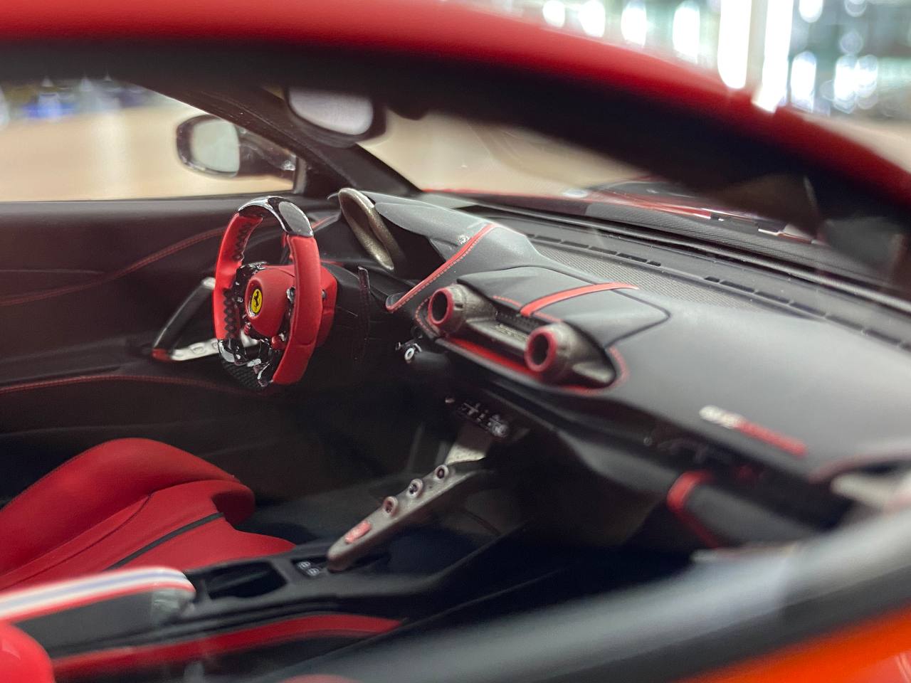 1:18 Resin Model – Davis & Giovanni Ferrari 812 Superfast Candy Red / French Line 23 – Limited 1 of 1