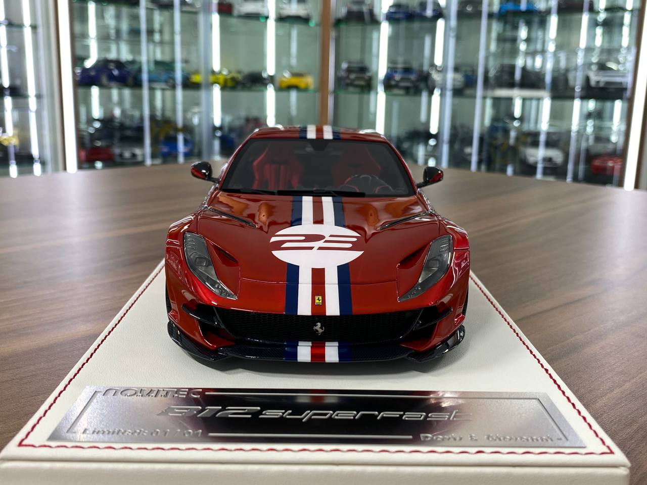 1:18 Resin Model – Davis & Giovanni Ferrari 812 Superfast Candy Red / French Line 23 – Limited 1 of 1