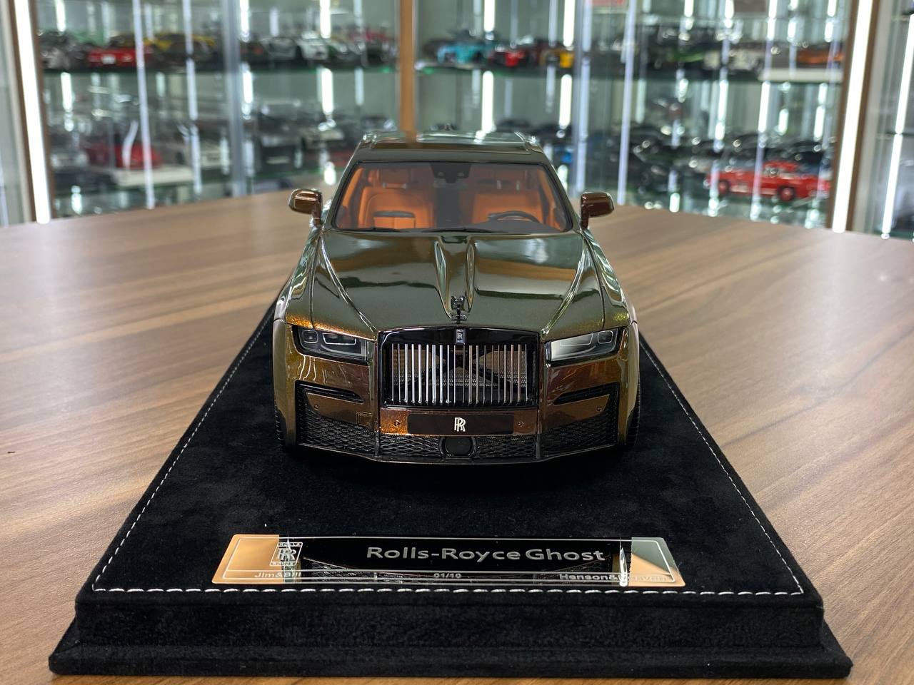 1/18 Resin H & H Rolls Royce GHOST Black Badge Green Chameleon Limited Edition 10