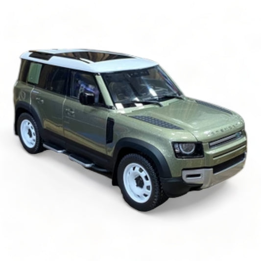 1/18 Diecast Land Rover Defender 110 2020 Green Almost Real Scale Model Car