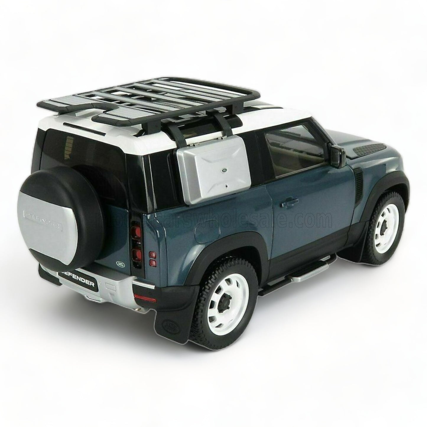 1/18 Diecast  Land Rover Defender 90 Blue by Almost Real Scale Model Car|Sold in Dturman.com Dubai UAE.