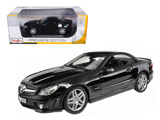 1/18 Diecast Mercedes SL65 AMG Coupe Black Scale Model Car by Maisto