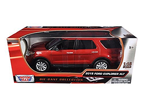 Ford 2015 Explorer XLT Red 1/18 Diecast Model Car by Motormax