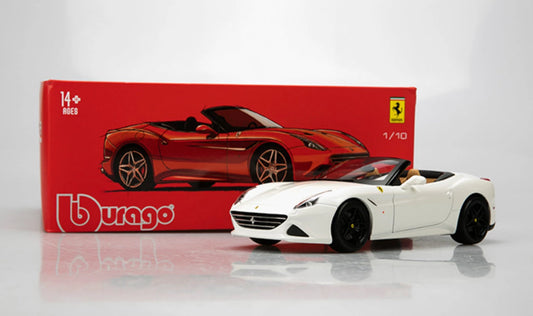 1/18 Diecast Ferrari California T White "Signature Series" Bburago Scale Model Car